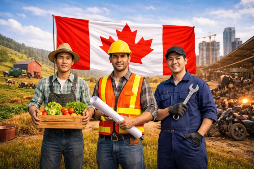 Làm nông trại, xây dựng và cơ khí tại Canada