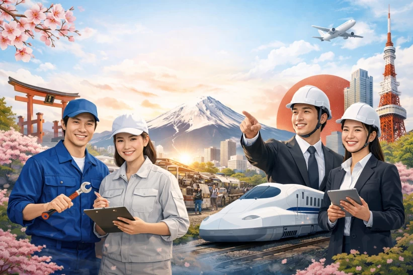 Thực tập sinh và kỹ sư tại Nhật Bản